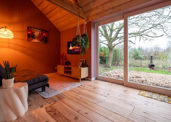 Сasa de vacaciones Houten Met Keuken En Tuin In Halsteren, Bergen Op Zoom *