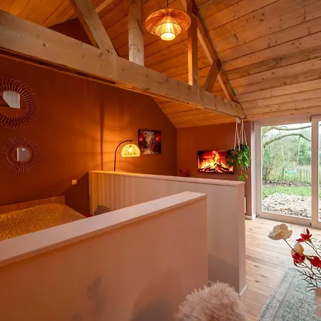 Houten Met Keuken En Tuin In Halsteren, Bergen Op Zoom Holiday home Halsteren